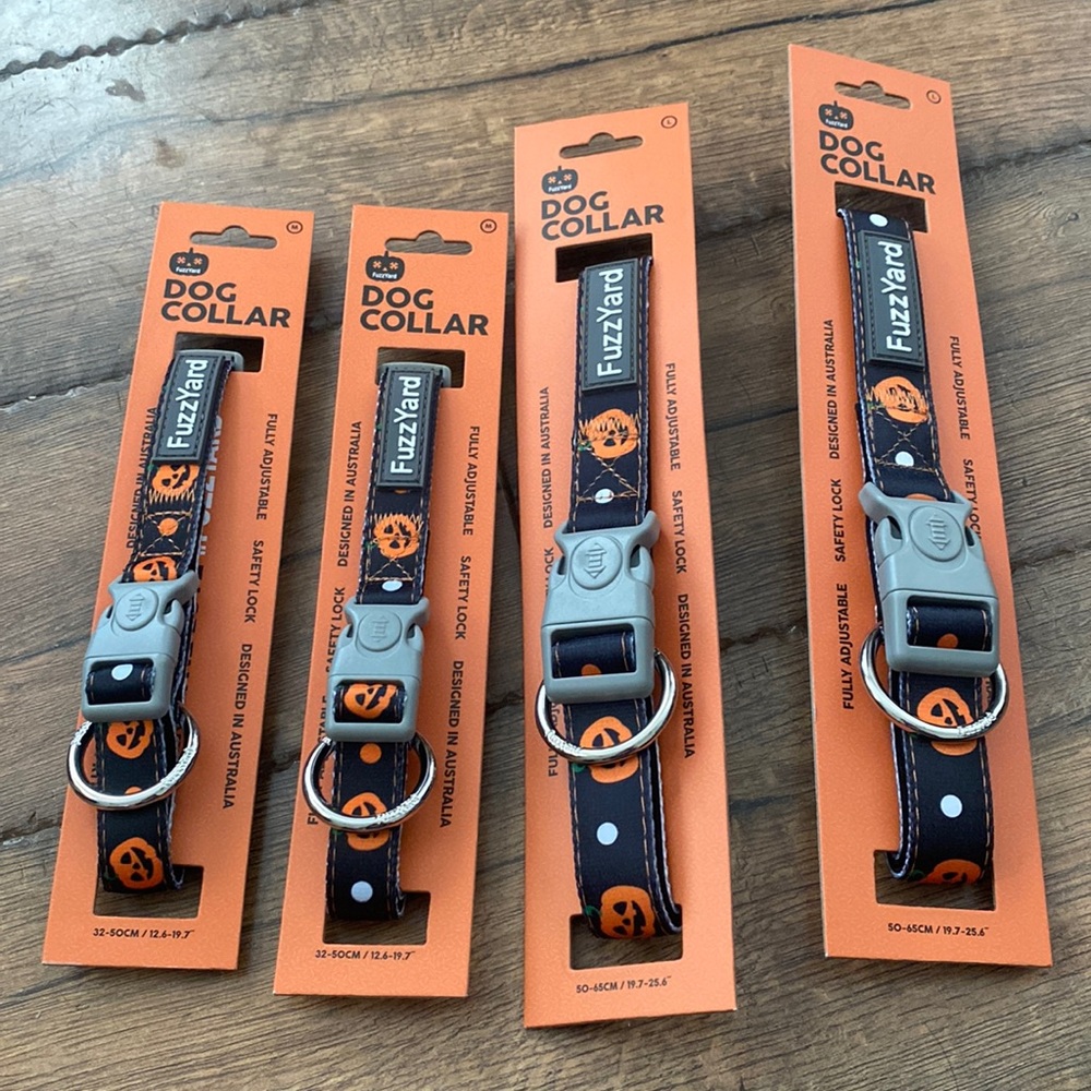 NWT FuzzYard Halloween Collars